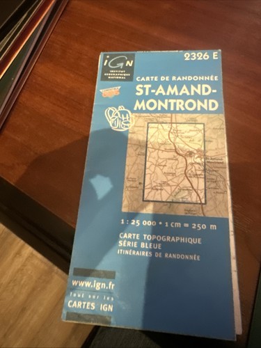 Carte ign randonnée 2326 st - carte,