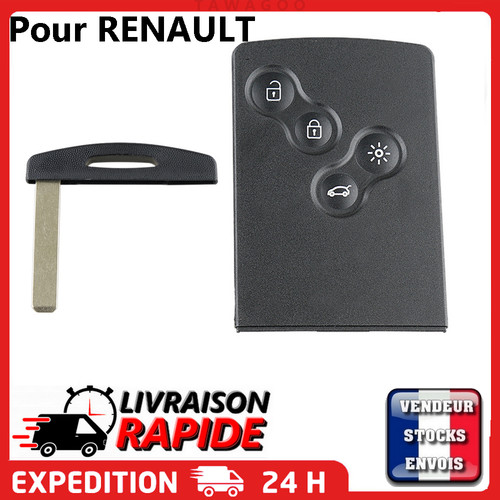 Carte clé pour renault - carte,