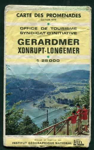 Carte des promenades - carte,