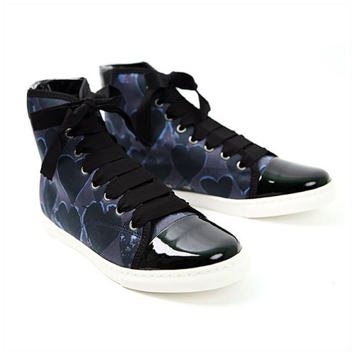 Lanvin heart printed high top - printed, high-top