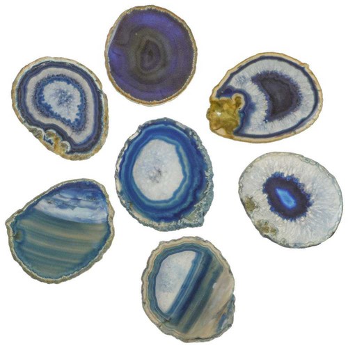 Tranche agate polie - tranche, d'agate