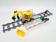 Lego® train 9V RC chemin de fer voie ferrée 7936 passage à niveau avec camion