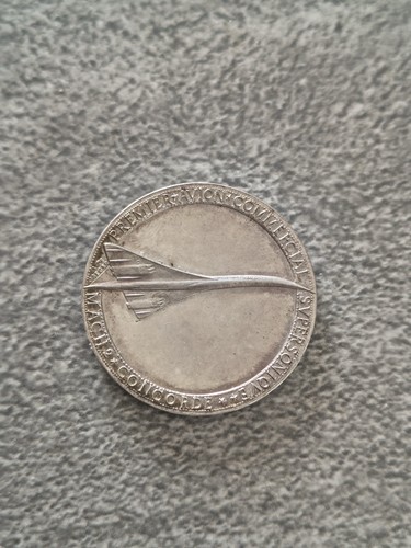 Medaille concorde mach - concorde, 1er