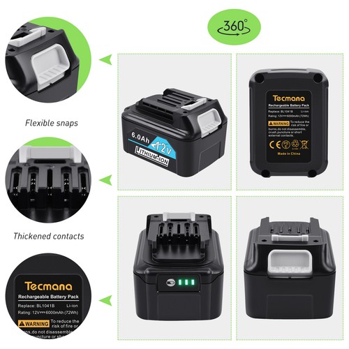6ah 12v ion batterie pour - li-ion,