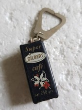 porte clé publicitaire (années 60/70) - Paquet de Super Café GILBERT