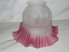 ANCIENNE TULIPE de LAMPE en