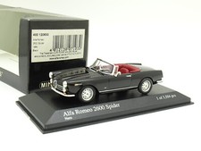 Minichamps 1/43 - Alfa Romeo 2600 Spider 1964 Noire