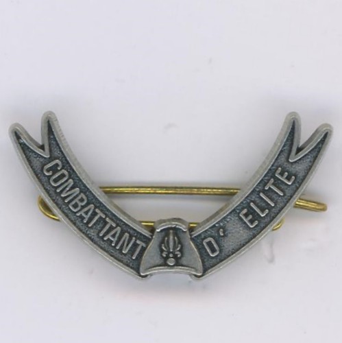 Brevet combattant élite 46 - d'élite,