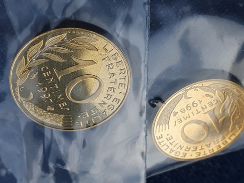 Lot centimes 1997 1998 - centimes, 1997+1998