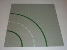 LEGO Baseplate 32x32 Road 9-Stud Curve with Réf 609p01 Set 6383/1060/1590/1589..