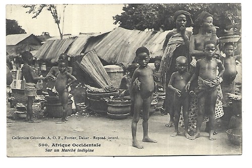 Afrique occidentale sur un - occidentale,