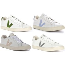 Veja Femmes Esplar Logo Cuir