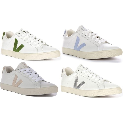 Veja femmes esplar logo - logo, cuir