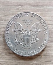 USA 1 One Dollar Liberty Oncia 1991 - Argent Silver