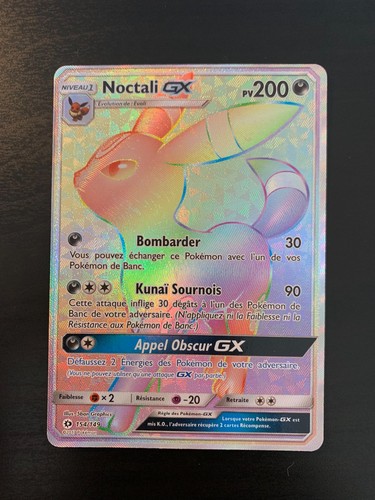 Carte pokémon noctali gx - carte,