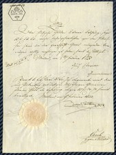 Versement d’une rente à un militaire autrichien du régiment EH Karl, MILAN 1823