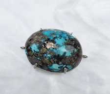 Pendentif turquoise cuivre