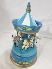 carrousel Boîte à musique en bois Moulin à cheval vintage manège fait main