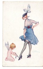 Charme . Le lacet de la Parisienne par Suzanne MEUNIER . Fée