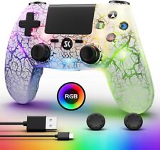 Manette Joystick Sans Fil LED Pour Playstation 4/Pro/Slim 1000mAh Dual Shock