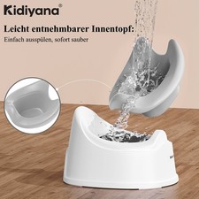 Pot Bébés Enfants Pot d'apprentissage avec couvercle Pot intérieur amovible...