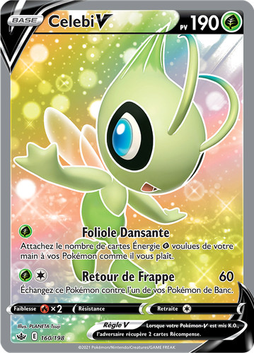 Carte pokémon celebi - pokémon, celebi-v