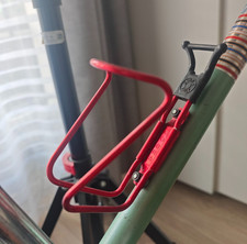 Porte gourde bidon aluminium anodisé COBRA vélo vintage (~1980s) ITALY