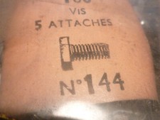 ancien 5 attaches Vis velo pédalier vis  motobecane peugeot vintage 