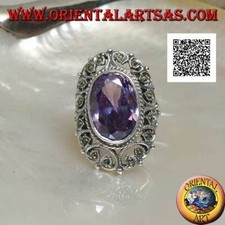 Bague en Argent 925‰ Zircon