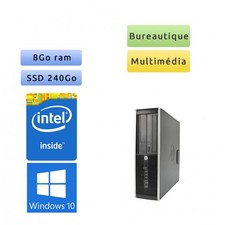 Occasion - Hp 8200 Elite SFF - Windows 10 - G630 8GB 240GB SSD - PC Tour Bureaut