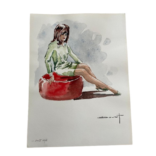 Dessin original pierre douet - pierre,