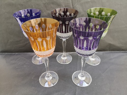 Grands verres pied cristal - grands,
