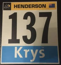 CYCLING Dossard Tour De France