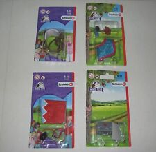 SCHLEICH HORSE CLUB #42367,42490,42459,42364 ACCESSOIRES BLISTER X4 NEUF MOC NEU
