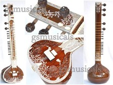 Instrument indien style Ravi Shankar fait main Sitar Royal Pro GSM058