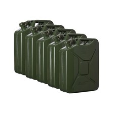 5x Oxid7 Metallkanister Métal Jerrycan Bidon de Combustible Vert Olive 20, L