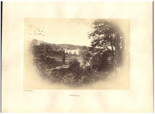 Collodion, Mamhead, near Dawlish in Devon, vintage albumen print from collodion 