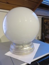 Ancien plafonnier globe verre