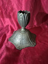 cache beliere,coupelle,cache fil,bronze Patiné, lustre lampe art deco 