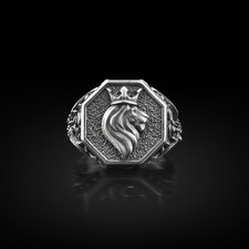 Bague chevalière Roi Lion en