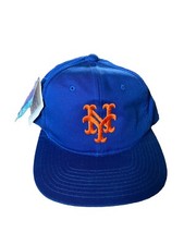 Vtg NWOT OG Snapback Hat Cap MLB NEW YORK METS 90s raiders ds baseball Rare New