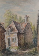 Louis Dupuis (1862-1951) (169) - aquarelle et crayon - Le Haut-Coudray
