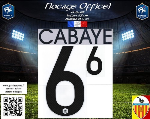 Flocage officiel maillot fff - flocage,