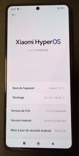 Xiaomi 11t 128 gris - 128, –