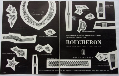 Publicité boucheron - publicité,