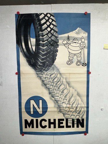 Rare affiche ancienne pneu - rare,