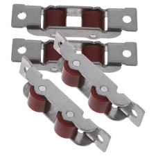  Lot de 4 roulettes pour portes coulissantes en verre : ensemble de roulettes