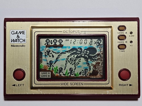 Game watch nintendo octopus - watch,