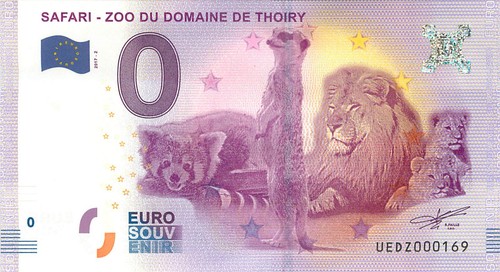 Billet touristique zero euro - zero,