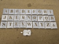 pochoir ancien zinc 25mm Deco panneaux French stencils WW2